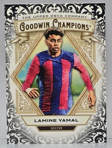 2025 Upper Deck Goodwin Champions #19 Lamine Yamal GLOSSY BLACK SP - Picture 1 of 2