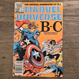 Official Handbook of the Marvel Universe #2 VF 1983 - Picture 1 of 5