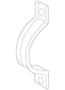 Genuine Ford Support Bracket Clamp 4S4Z-3N324-AA - Picture 1 of 5
