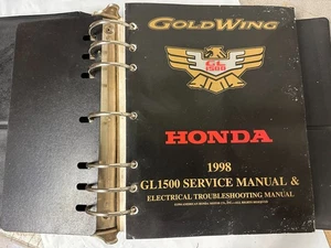1998 HONDA GL1500 SERVICE MANUAL & ELECTRICAL TROUBLE SHOOTING MANUAL - Bild 1 von 8