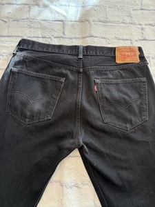 Levi's 501 Jeans Men's 36x32 Black Button Fly Closure, Levi’s 36x32 - Picture 1 of 12