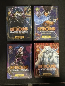 Sealed Gen Con Riftbound Trial Decks Englisch 4er Set Jinx Viktor Yasuo Volibear - Bild 1 von 1