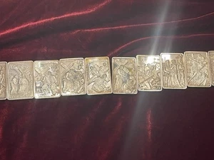 Raro lingotto argento Stazioni della Croce Polonia 1000 made 14 pz. barrette da 1 oz - Foto 1 di 21