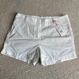 Women’s NEW Vineyard Vines Size 6 Every Day Shorts 3.5” White Chino - Picture 1 of 6