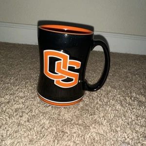 Oregon State Coffee Tea Mug 14 Oz Raised Sculpted 2 Sided Boelter Licensed NCAA - Picture 1 of 6