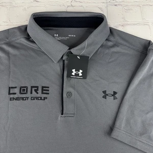 Under Armour Tech Polo Performance grau Polo Herren Large - mit Firmenlogo - Bild 1 von 9