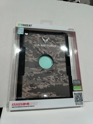 NEW - Trident Protective Case For IPad AIR US Air Force KRAKEN AMS SERIES Green - Image 1 of 4