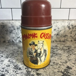THERMOS Hopalong Cassidy anni '50 - bello - Foto 1 di 12