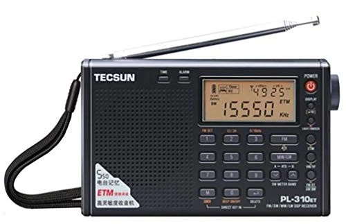 TECSUN Shortwave/AM/FM DSP processing BCL radio PL-310ET Black [NEW] TI - Image 1 of 4