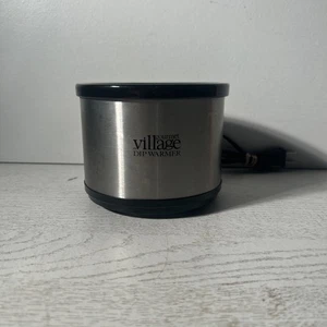 Gourmet Village Little Dip Warmer Slow Cooker Stainless Crock Pot 32041 - Picture 1 of 6