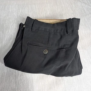 Tommy Bahama Mens Pants 34x30 TAGGED Black Silk Dress Pants 35x29 MEASURED - Picture 1 of 7