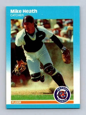 1987 Fleer Update #U-42 Mike Heath B19 - Image 1 of 2