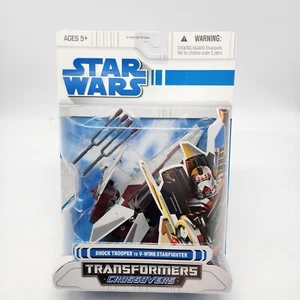 Star Wars Transformers Crossovers Shock Trooper to V-Wing Starfighter 2009 Shipd - Picture 1 of 11