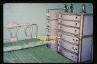 Mid-Century Modern House Bedroom Dresser in 1960, Kodachrome Slide f30a