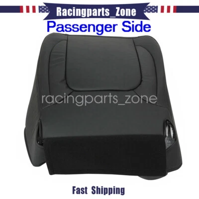 For 03-05 Dodge Ram 1500 2500 3500 Passenger Bottom Leather Seat Cover Black Foto 1 de 4