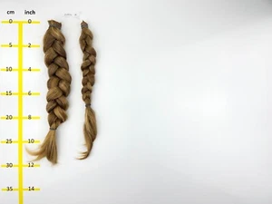 Capelli veri europei capelli tagliati/capelli grezzi biondo medio minimo 100 gr 25-30 cm - Foto 1 di 1