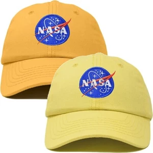 NASA Men's Official Licensed Embroidered Logo Dad Strapback Hat Cap - Picture 1 of 7