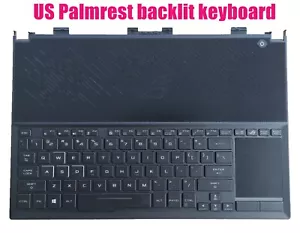 US Tastatur mit Handauflage mit Hintergrundbeleuchtung für Asus GX531G GX531GM GX531GS GX531GW GX531GV - Bild 1 von 2