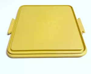 Tupperware Base di Ricambio Quadrata Porta Torte Taker 1241-4 Oro - Foto 1 di 2