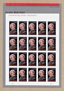 ALLEN TOUSSAINT 2025 US #5957 CHE CELEBRA L'EREDITÀ NERA NUOVO CON SCATOLA FOREVER FOGLIO FRANCOBOLLI - Foto 1 di 4