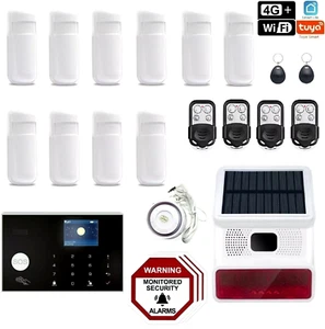 4G+Wifi App Control Wireless Home Security DIY Burglar House Office Alarm System - Picture 1 of 4