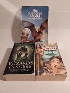 Michael Reaves Shattered World Terry Goodkind Wizard Rule Jennifer Roberson Song - Picture 1 of 9