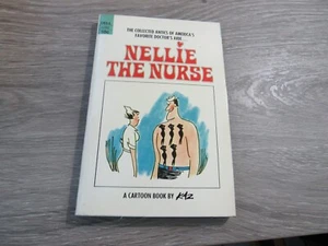 NELLIE THE NURSE CARTOONS VON KAZ 1968 VINTAGE DELL BKS HUMOR PB - Bild 1 von 3