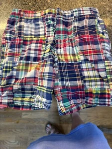 polo ralph lauren multicolored plaid shorts boy’s 6 - Picture 1 of 4