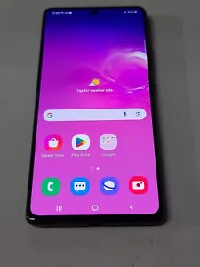 Samsung Galaxy S10 Lite SM-G770U1,128 GB ,Black ,Unlocked,Fair Cond:QA535 - Picture 1 of 9