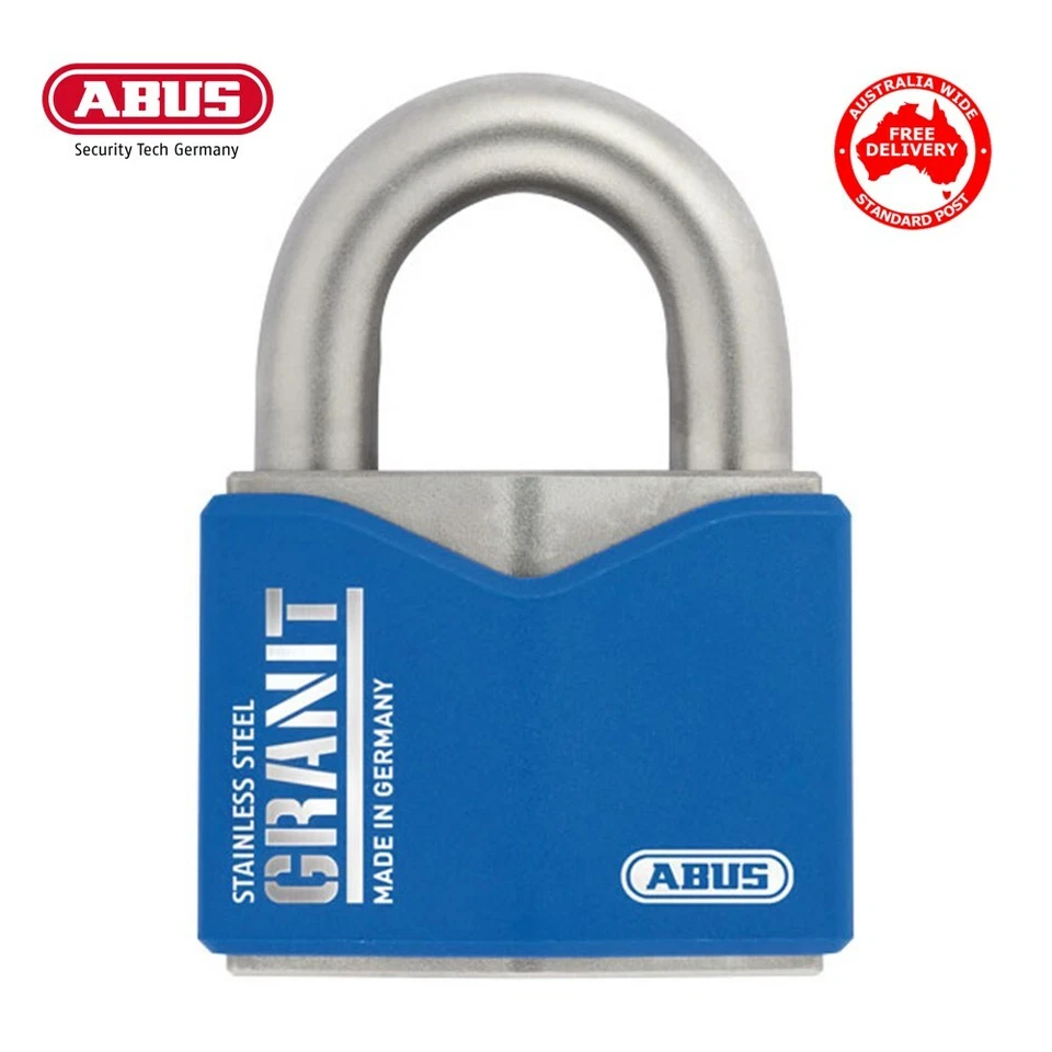 ABUS Granit Padlock 37st55 High Security Marine Grade Stainless Steel Padlocks