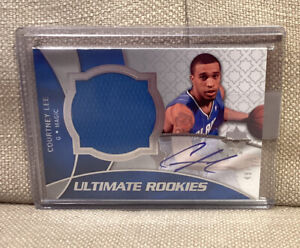 2008-09 Ultimate Collection Rookies Jersey 49/60 Courtney Lee #128 Rookie Auto