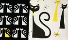 2 Cat Kitchen Dish Towels with Cats Black & White Dishtowels Cat Lady New