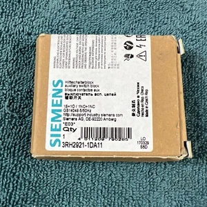 NUEVO SIEMENS Bloque de Interruptor Auxiliar 3RH2921-1DA11 - Imagen 1 de 2