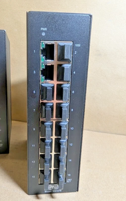 Tripp Lite NGI-U16 Unmanaged Ethernet Switch, 16 Port, 10/100/1000Mbps (New NB) - Image 1 of 4
