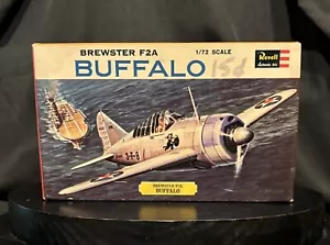 Revell Brewster F2A Buffalo Model Kit 1/72 Complete Kit, Vintage 1964 - Picture 1 of 6