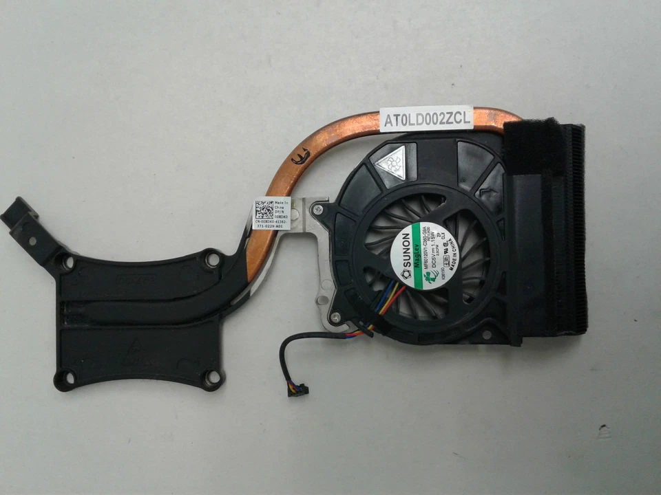 GENUINE!! DELL LATTITUDE E6430 SERIES HEATSINK CPU COOLING FAN 0XDK0 00XDK0 - Image 1 of 3