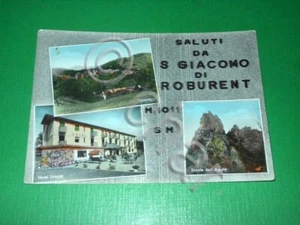 Cartolina Saluti da San Giacomo di Roburent - Vedute diverse 1960 ca - Foto 1 di 1
