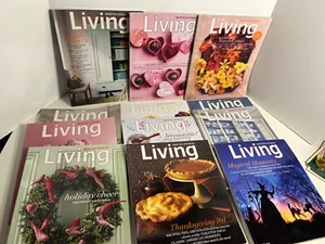 Lot 12 Issues Martha Stewart Living Magazine 2005 Complete Year Halloween Xmas - Foto 1 di 8
