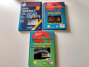 DOS PC Spiele Bücher 3x 3,5" Diskette: Sharebert 62, Playware OXYD, Strong Lines - Bild 1 von 6