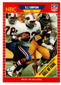 1989 PROSET #29 O.J. SIMPSON ANNOUNCERS - Picture 1 of 1