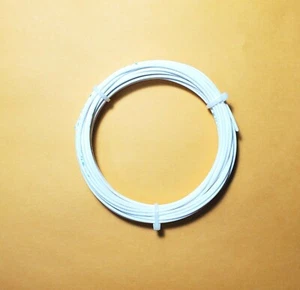 12 AWG White, Mil-Spec Wire, (PTFE) Stranded Silver-Plated Copper, 25 ft. - Picture 1 of 1
