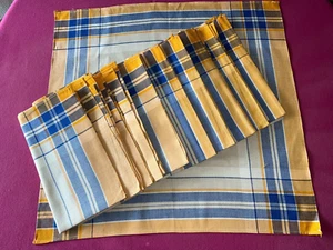 11 serviettes anciennes des années 1950 en coton 63 cm x 60 cm - Picture 1 of 5