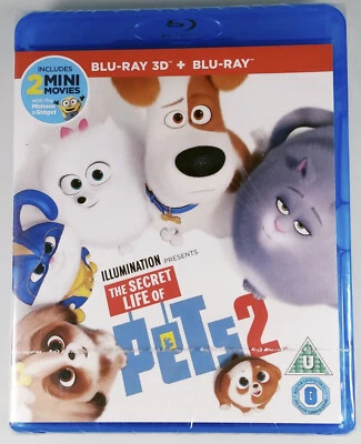 THE SECRET LIFE OF PETS 2 New 3D + 2D Blu-ray Movie Illumination 2019 Sequel Two - Image 1 of 3