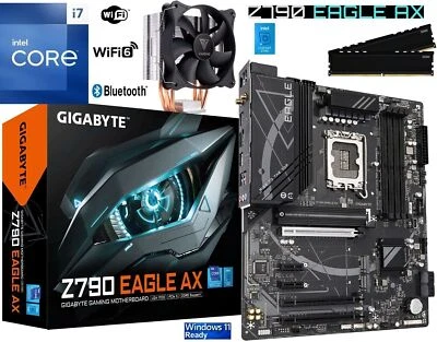 PC Aufrüstkit Intel Core i7-14700K bis 64GB DDR5 mit TPM 2.0 GIGABYTE Z790 Eagle - Bild 1 von 4