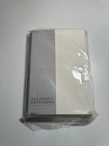 Darice 50 Stück Packung Weiß Ankündigung A2 Umschläge - Bild 1 von 5