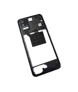 Originale LG K52 Cornice Intermedia Telaio LG-EH35 Alloggiamento Nero Con NFC - Foto 1 di 2
