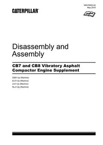 Caterpillar CB7 CB8 Verdichter Motor Ergänzung Demontage Montage Service Manual - Bild 1 von 1