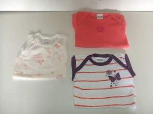 ABSORBBA LOT OF 3 GIRL BODIES 6 MONTHS SHORT SLEEVES & SLEEVELESS - Picture 1 of 12