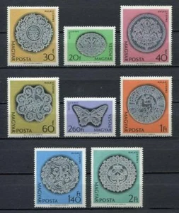 32184) Hungary 1964 MNH Halas Lace, Notched 8v - Picture 1 of 1