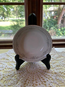 Johann Haviland Royal Lace Blue Floral, Silver trim, Berry Bowls from Germany - Picture 1 of 4